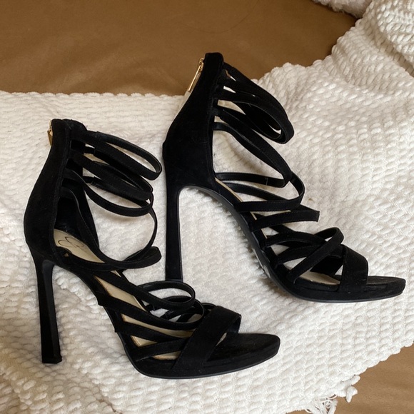 Jessica Simpson Suede High Heels - Picture 2 of 6